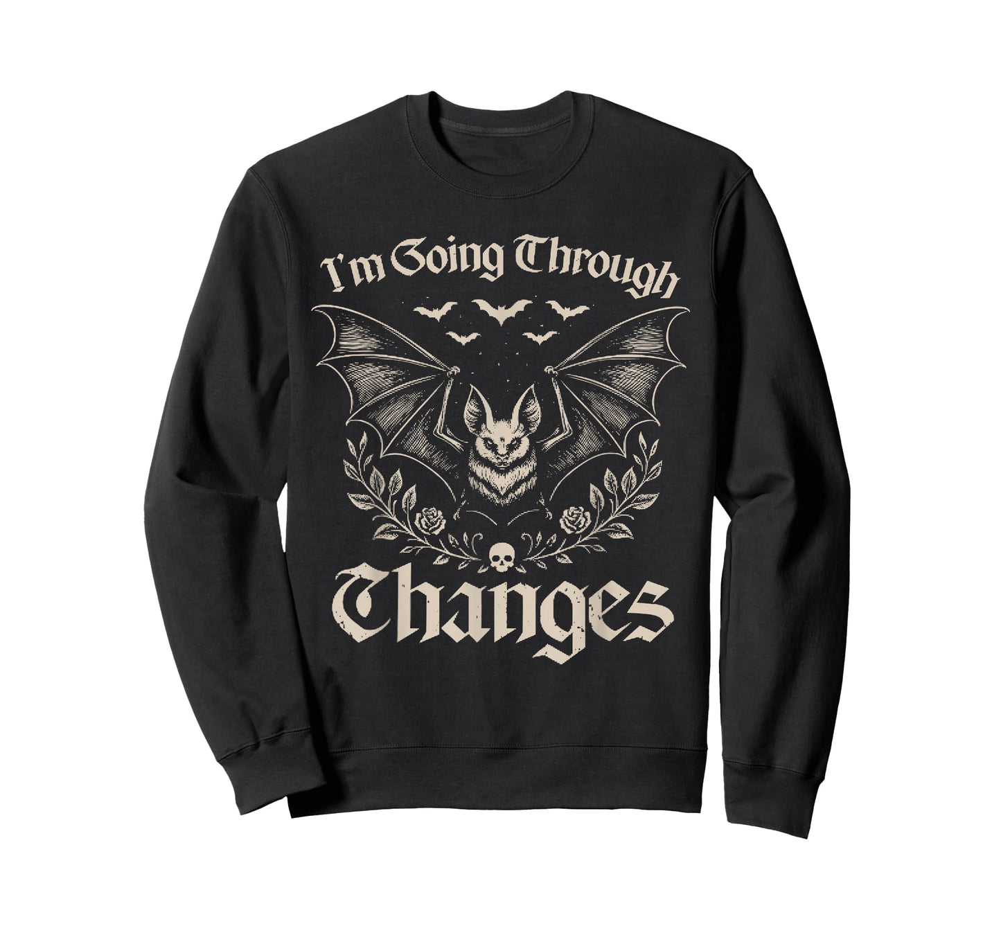 I'm Going Through Changes Spooky Bat Halloween T-Shirt
