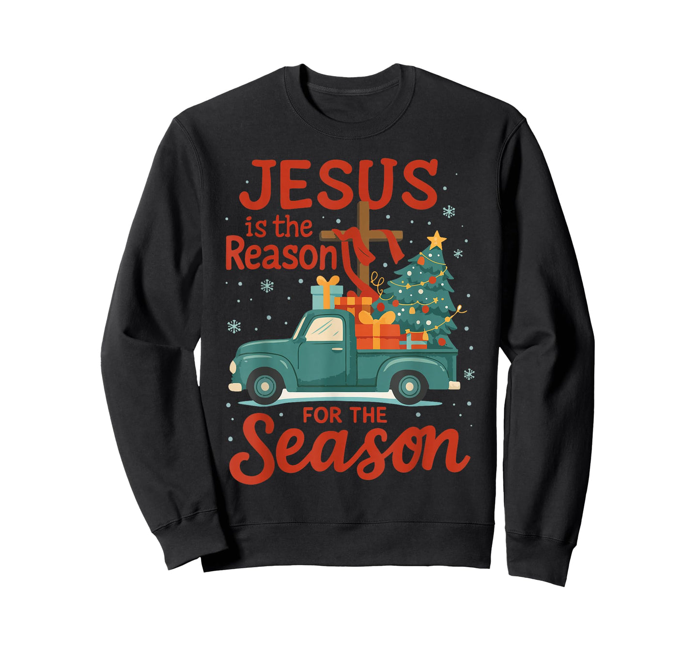 Jesus is The Reason for The Season Pajamas Kids Christmas T-Shirt