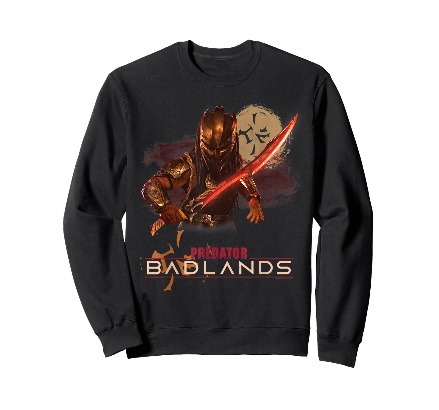 Predator: Badlands DEK with Sword and Logo Official Movie T-Shirt