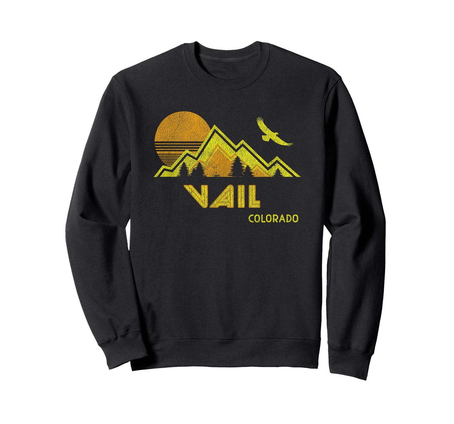 Retro Vail Colorado T-Shirt Distressed Home Tee T-Shirt
