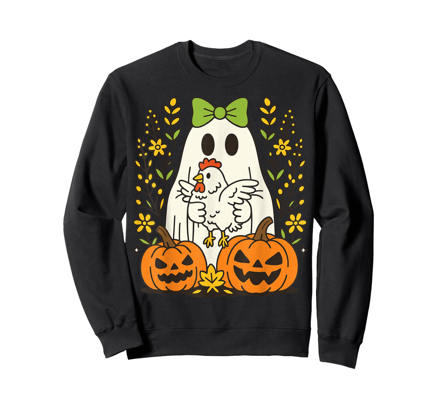 Ghost Chicken Halloween T-Shirt