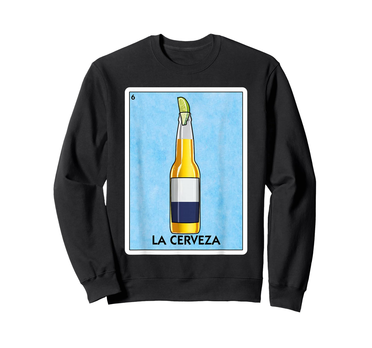 La Cerveza Mexican Beer With Lime Mexican Card Game T-Shirt