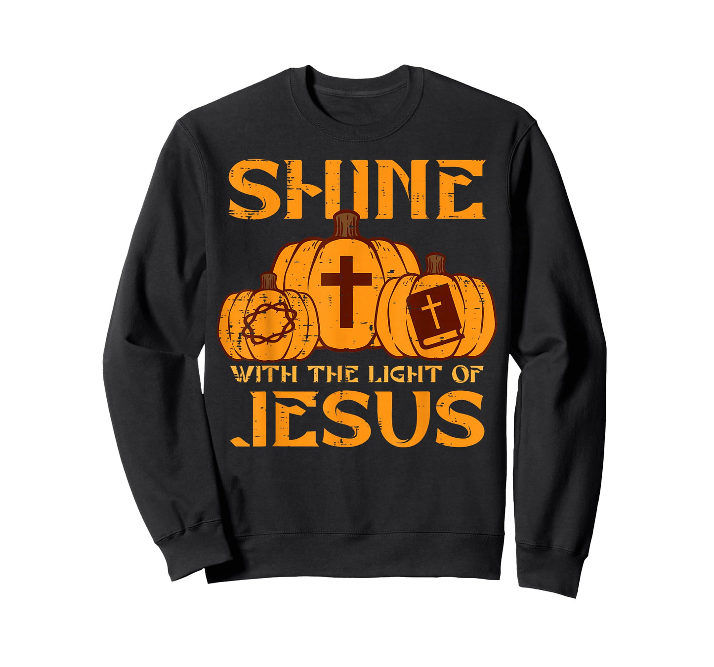 Halloween Shine With Light Jesus Christian Men Women Kids T-Shirt