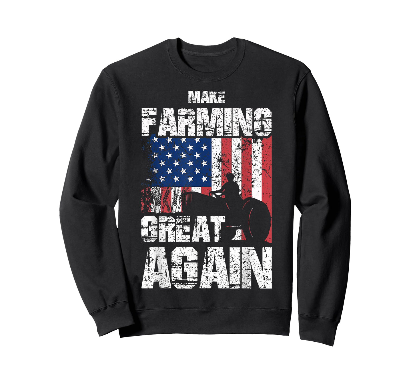 American Flag Make Farming Great Again Farm Gift for Farmers T-Shirt