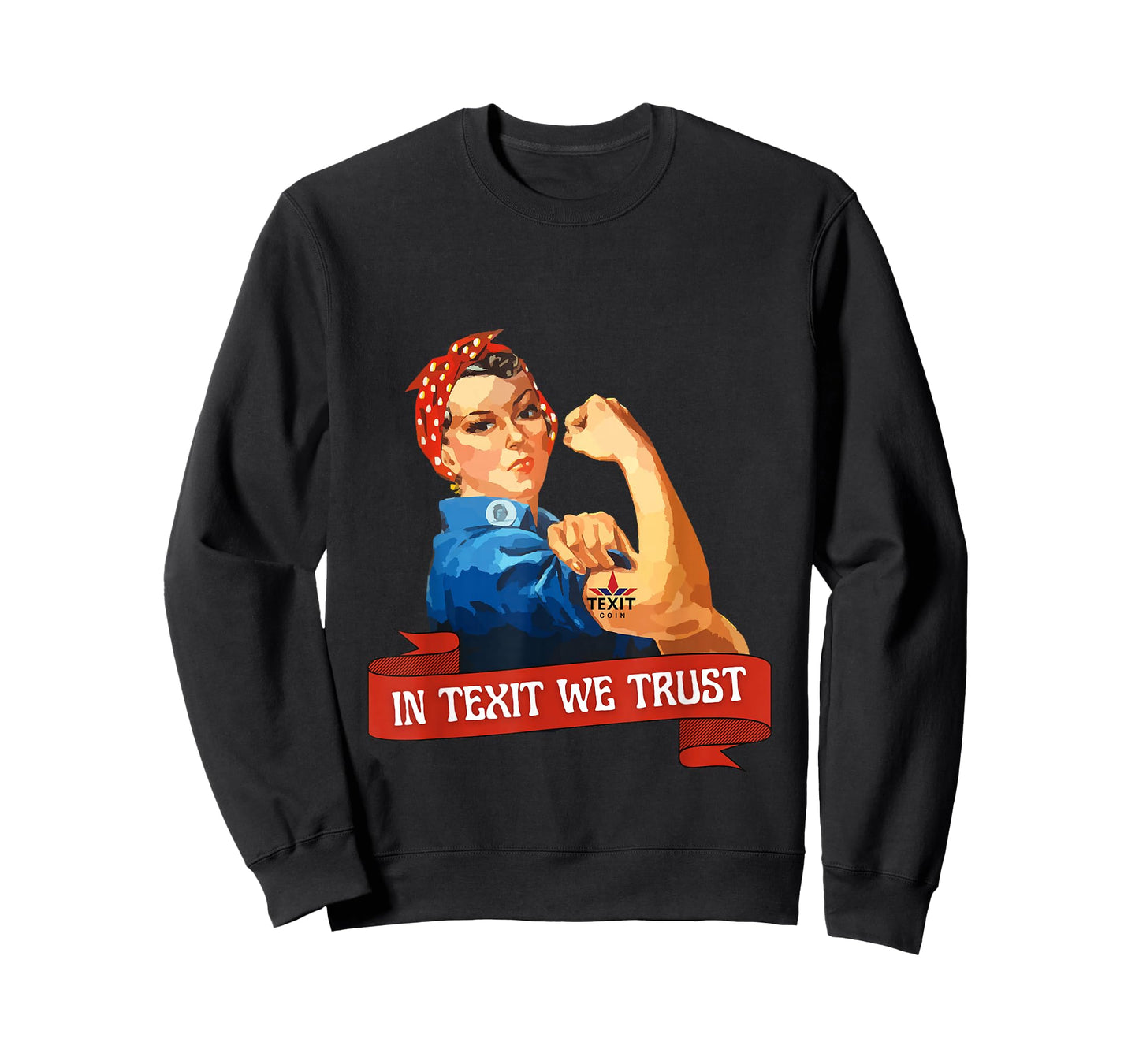 in Texit We Trust -Texit Coin Texas Crypto T-Shirt