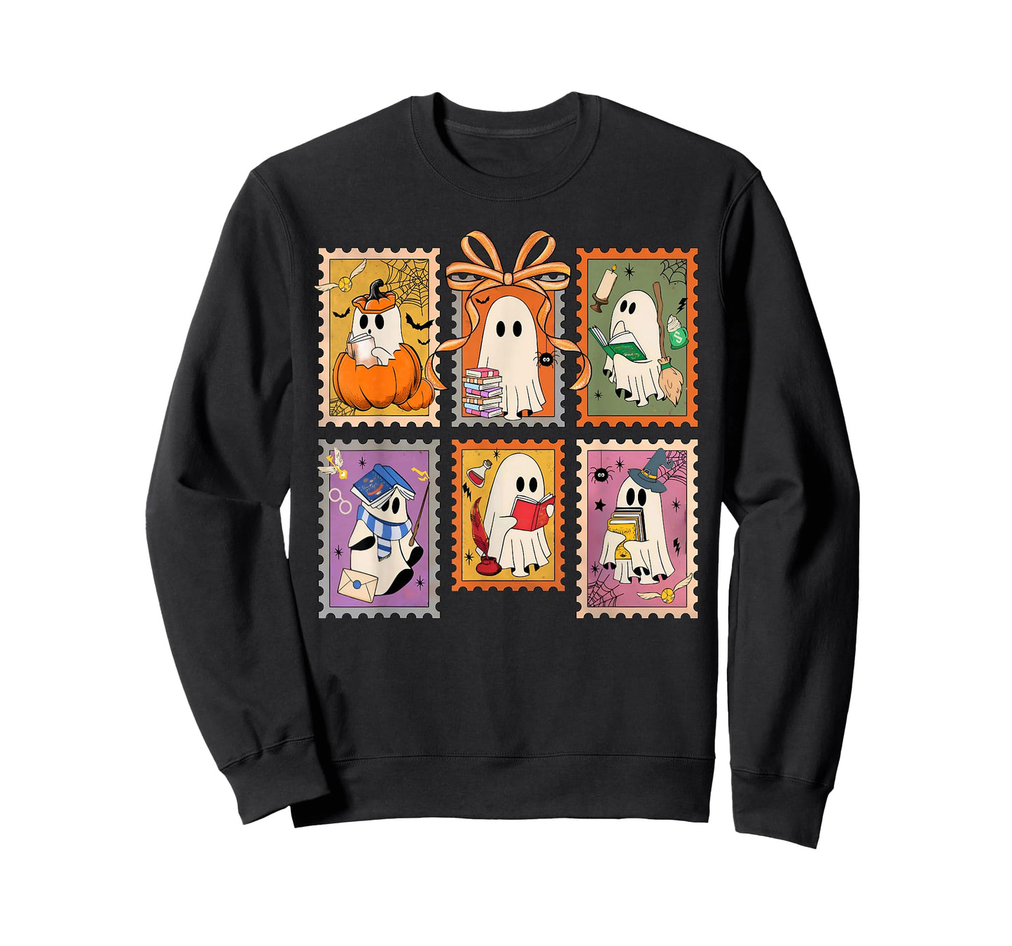 Spooky Teacher Halloween Ghost Coquette Bow Trick Or Teach T-Shirt