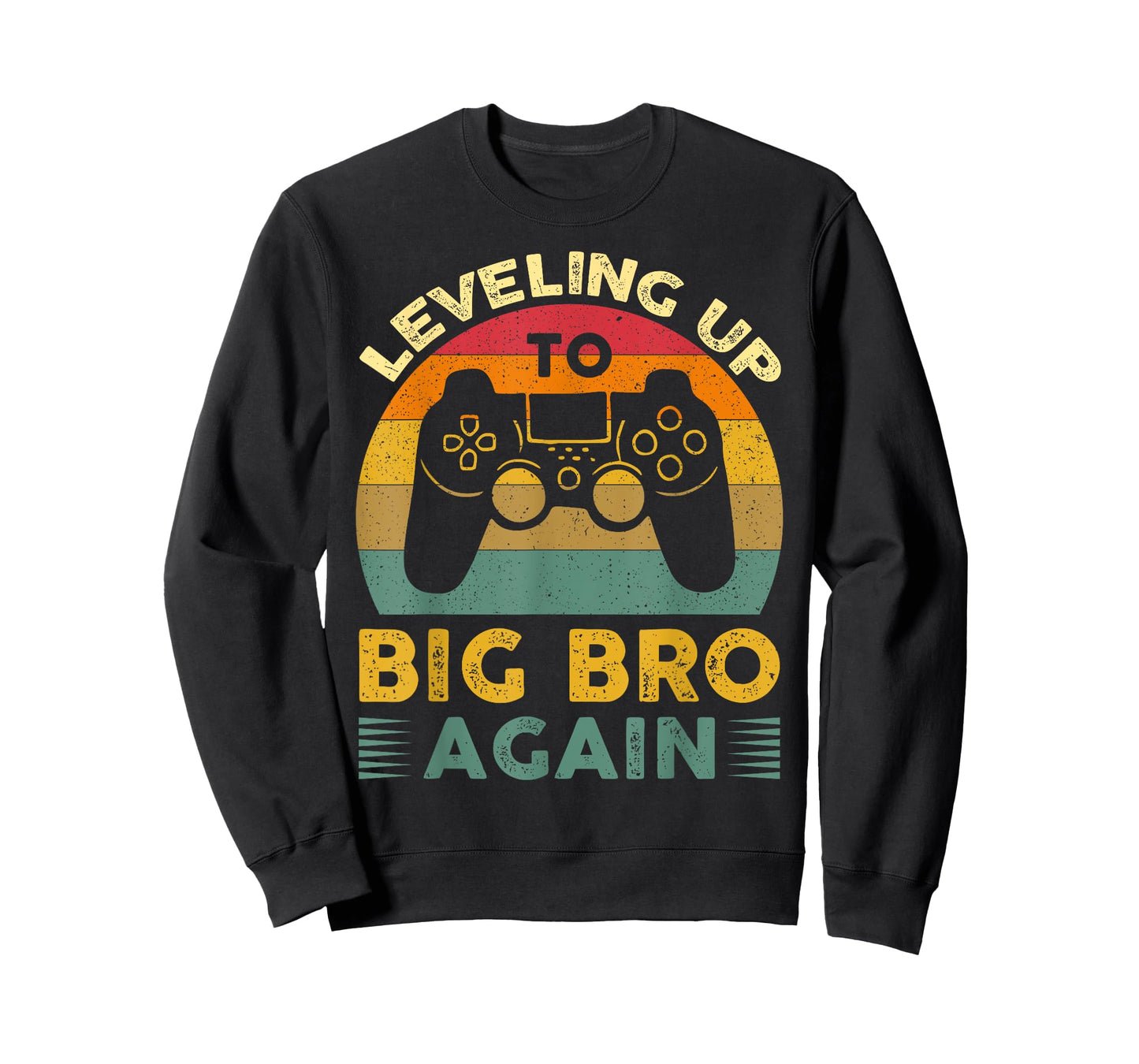 Funny Leveling Up To Big Bro Again Vintage Big Brother Again T-Shirt