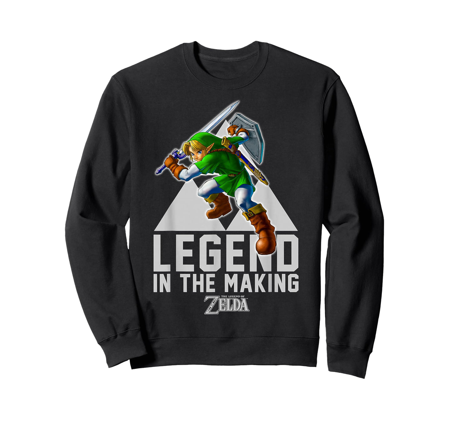 Nintendo Zelda Link Legend In The Making Triforce T-Shirt T-Shirt