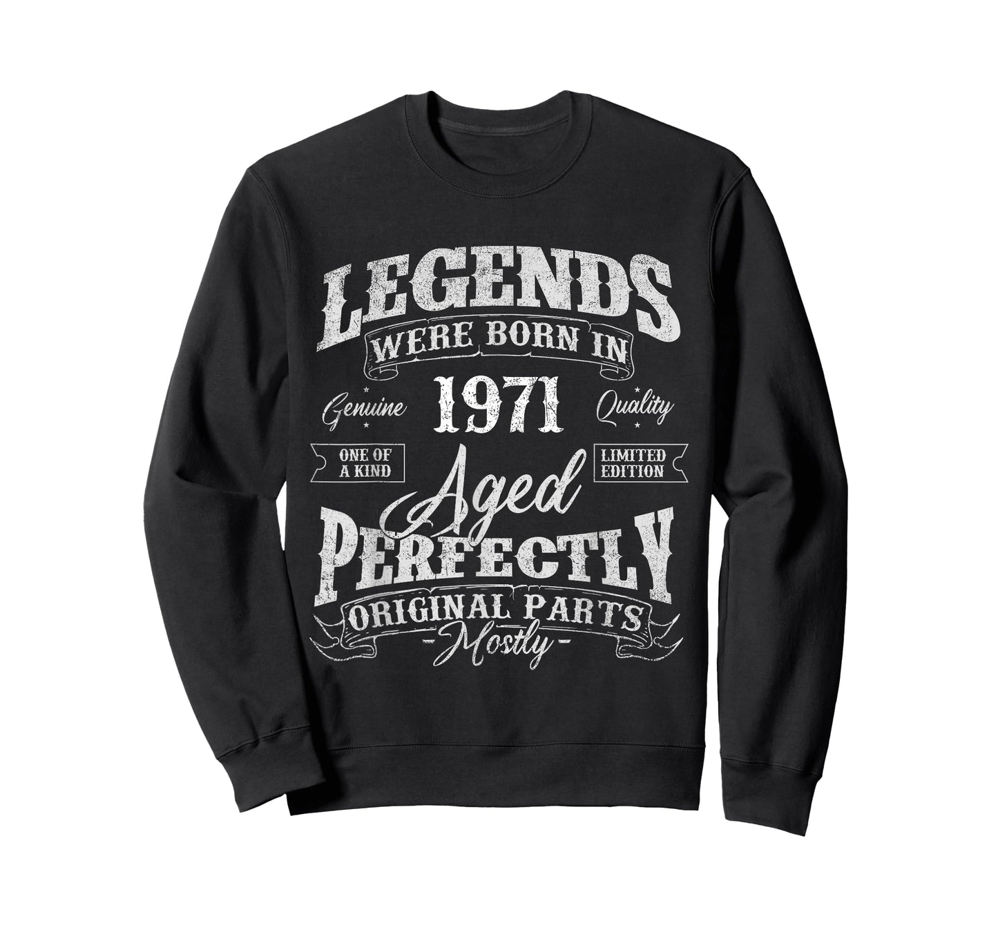 Legends Were Born In 1971 Year Of Birth Birthday T-Shirt