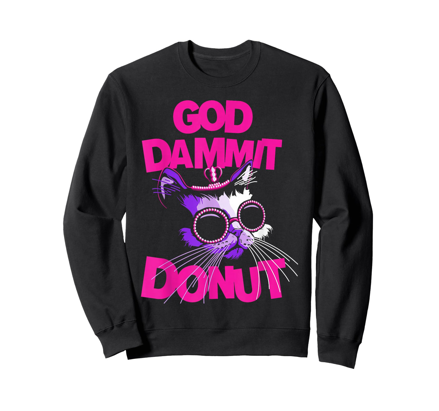God Dammit Donut Cat T-Shirt