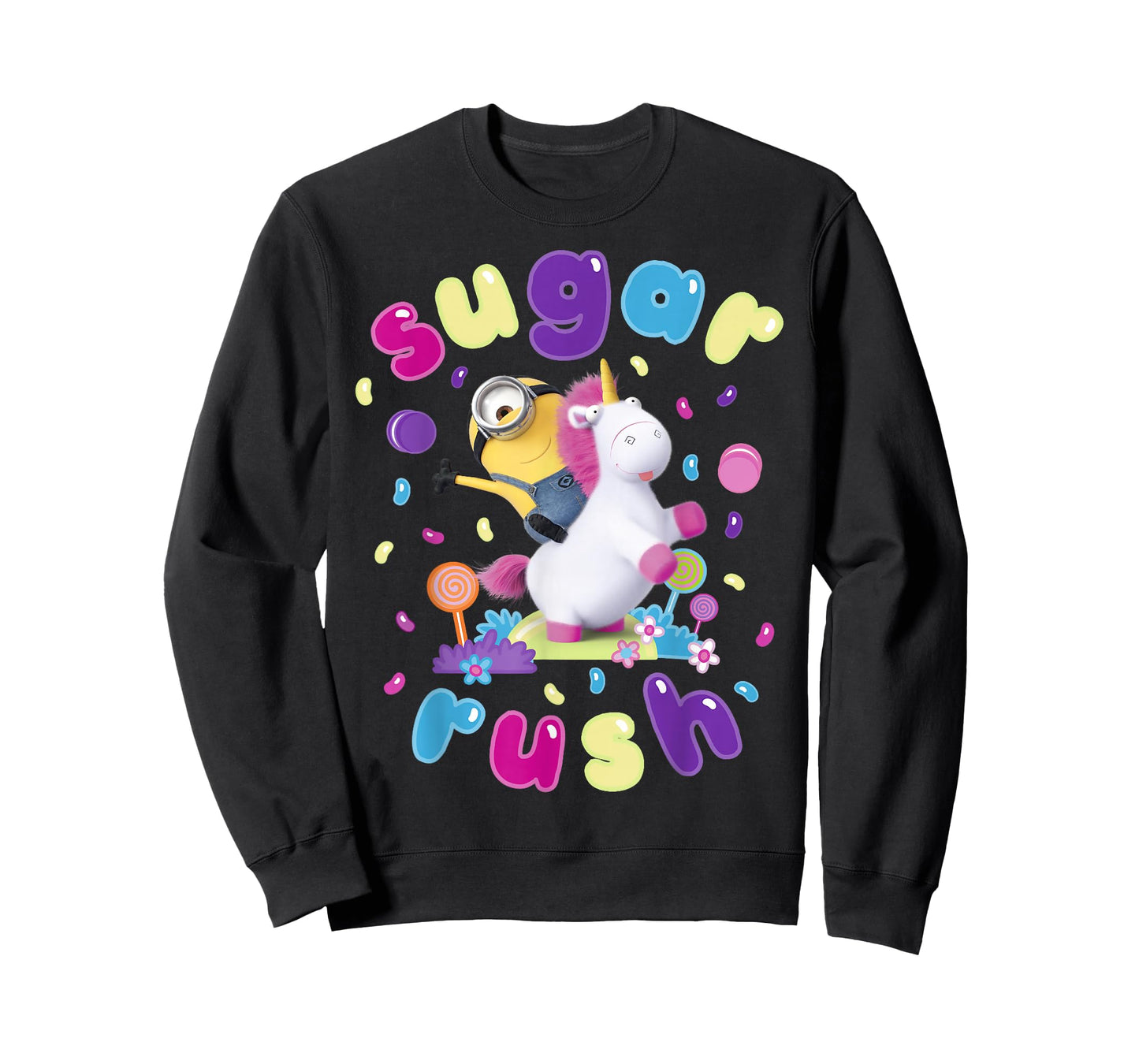 Despicable Me Minions Sugar Rush Candy Graphic T-Shirt T-Shirt