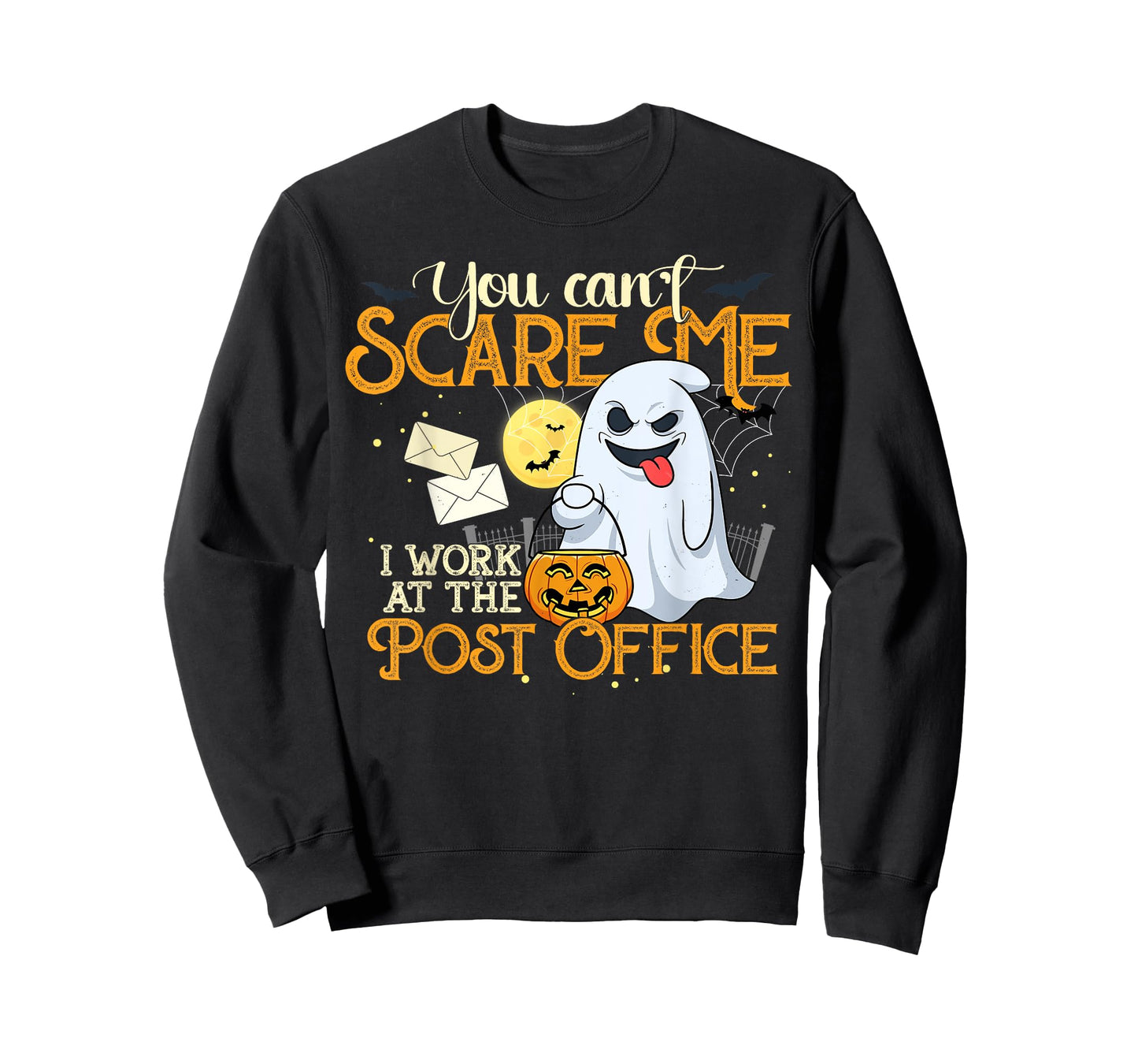 Post Office Employee Halloween Shirt You Can't Scare Me! T-Shirt