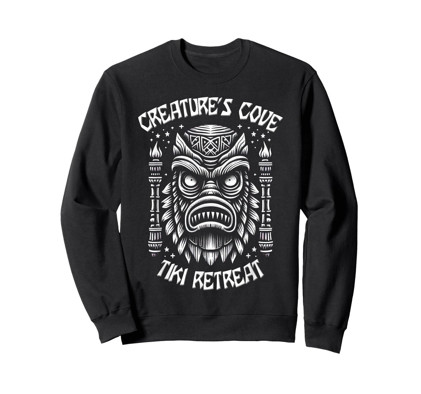 Creature's Cove Tiki Retreat - Monster Tiki Bar Tropical T-Shirt