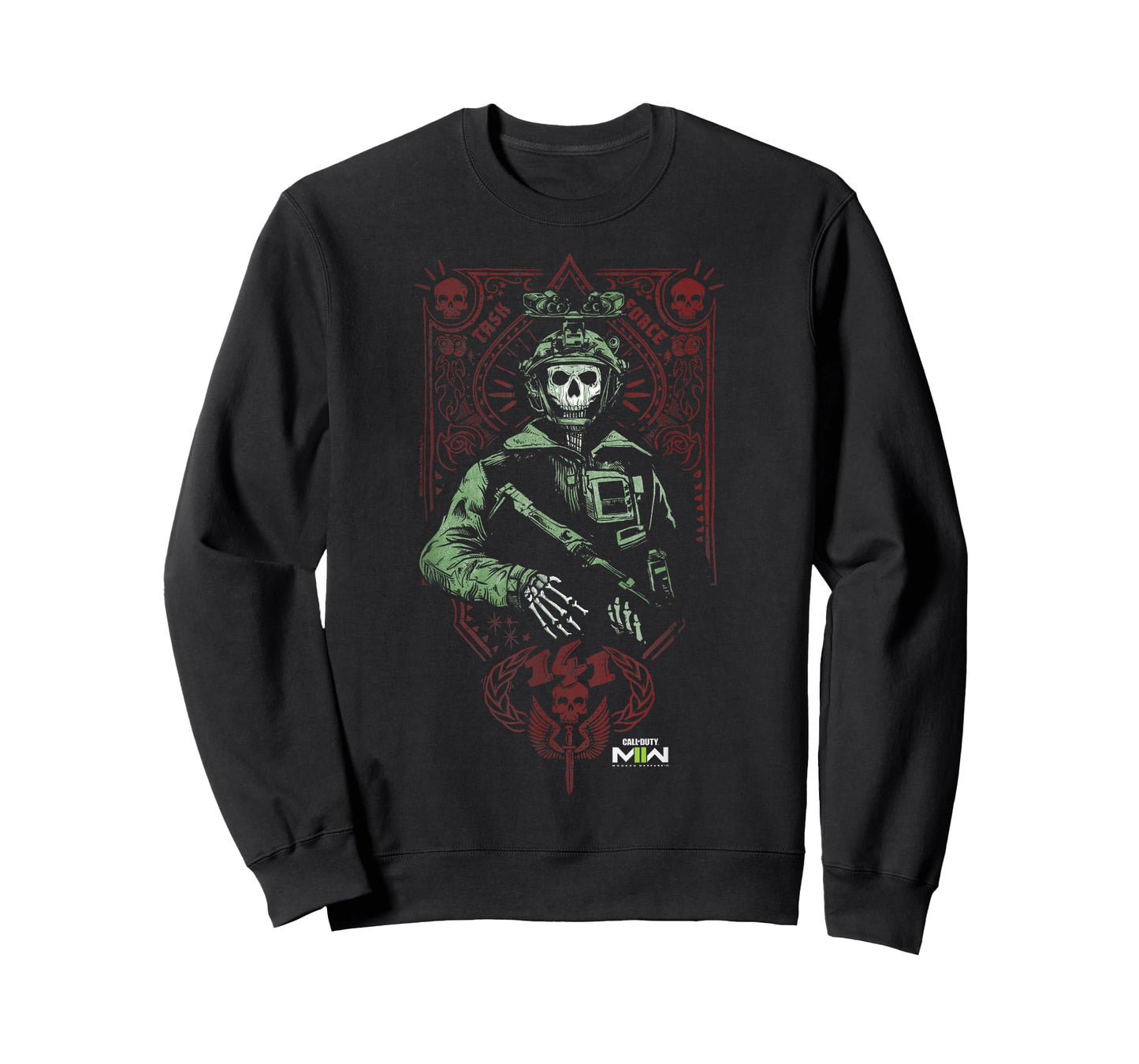 Call of Duty: Modern Warfare 2 Ghost Playing Card Portrait T-Shirt