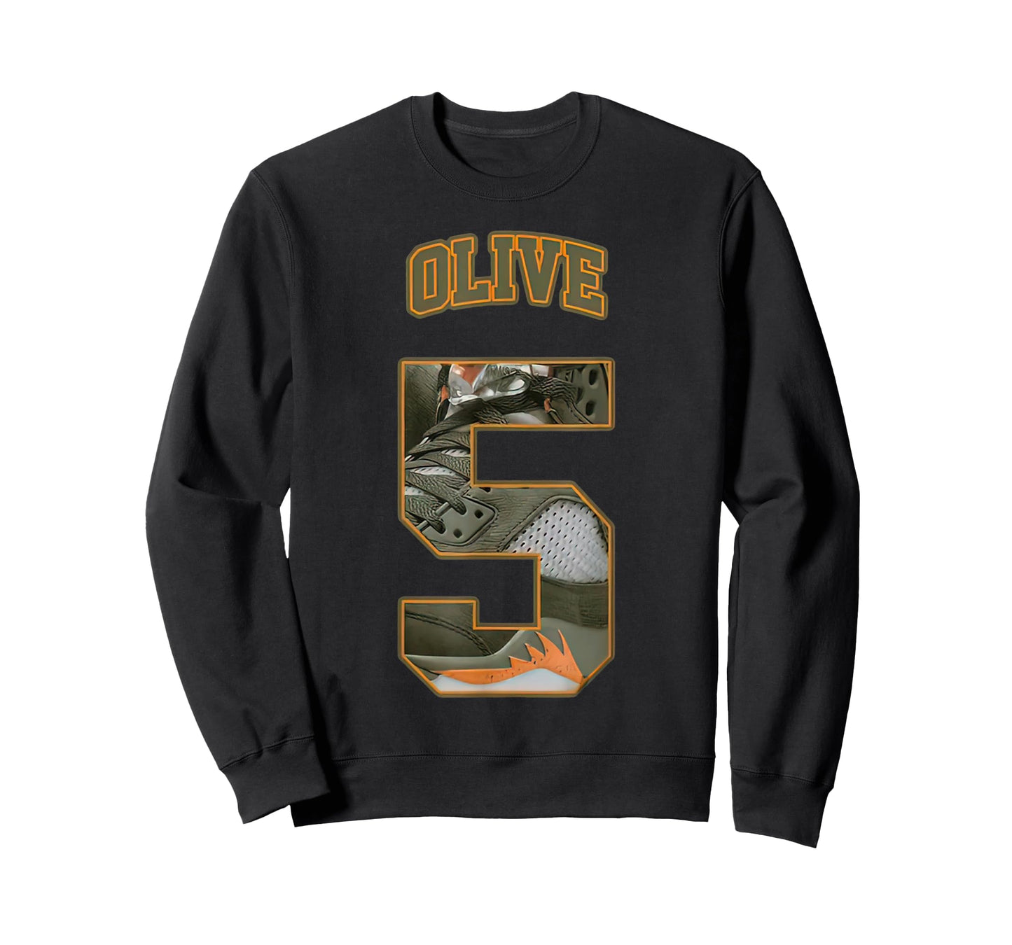 Number 5 Olive 5s Loser Lover Matching Tee Retro T-Shirt