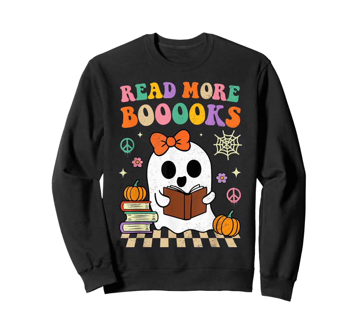 Groovy Read More Books Halloween Costume Girls Kids Toddler T-Shirt