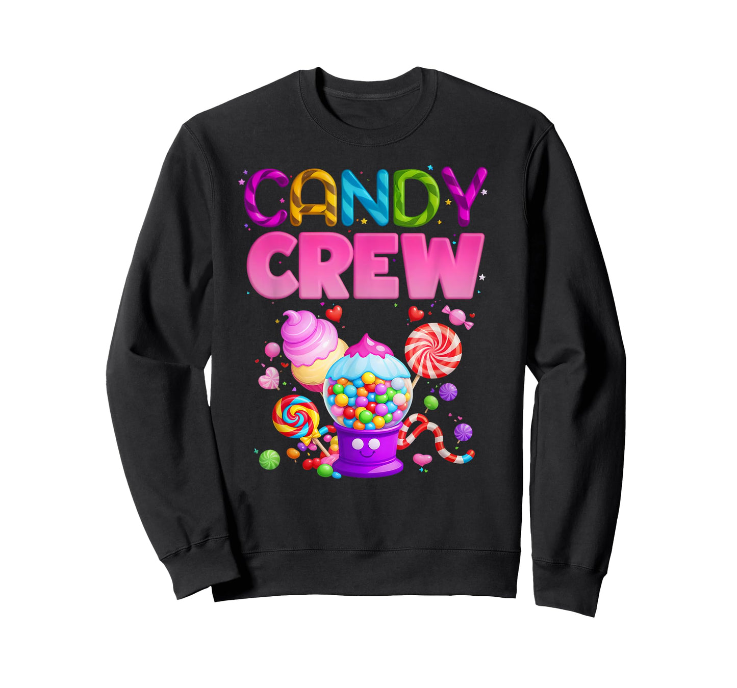 Candy Crew Fun Sweet Treats Colorful Kids Sweetie T-Shirt