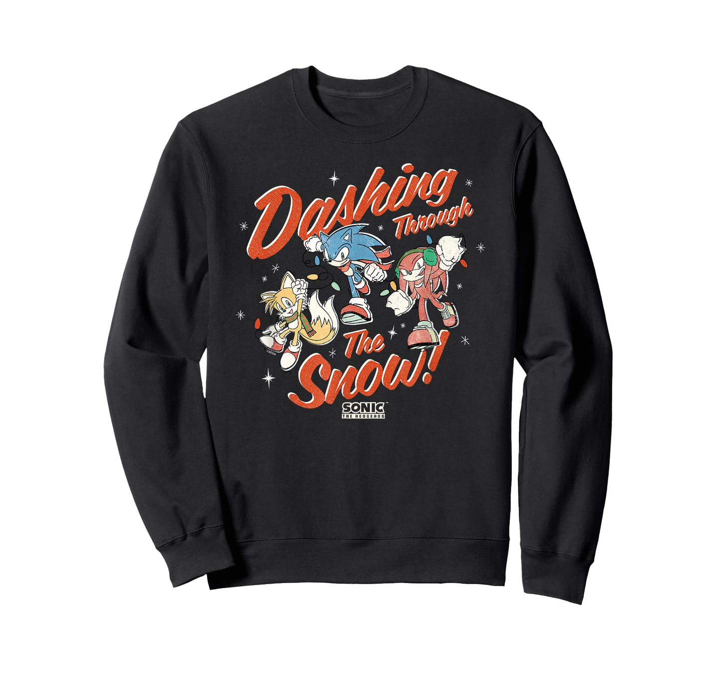 Sonic The Hedgehog Christmas Dashing Through The Snow! T-Shirt