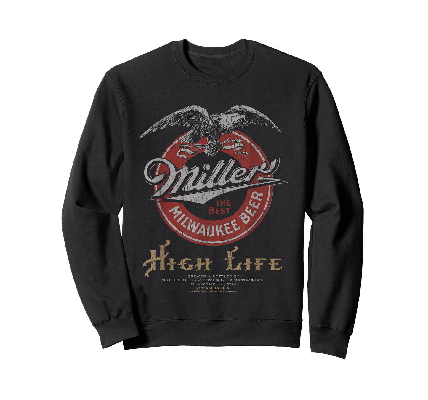 Miller High Life The Best Milwaukee Beer Vintage Logo T-Shirt