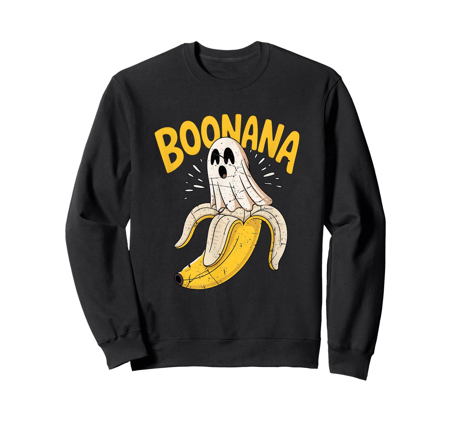 Boonana Banana Ghost Funny Halloween Shirt – Cute Spooky T-Shirt