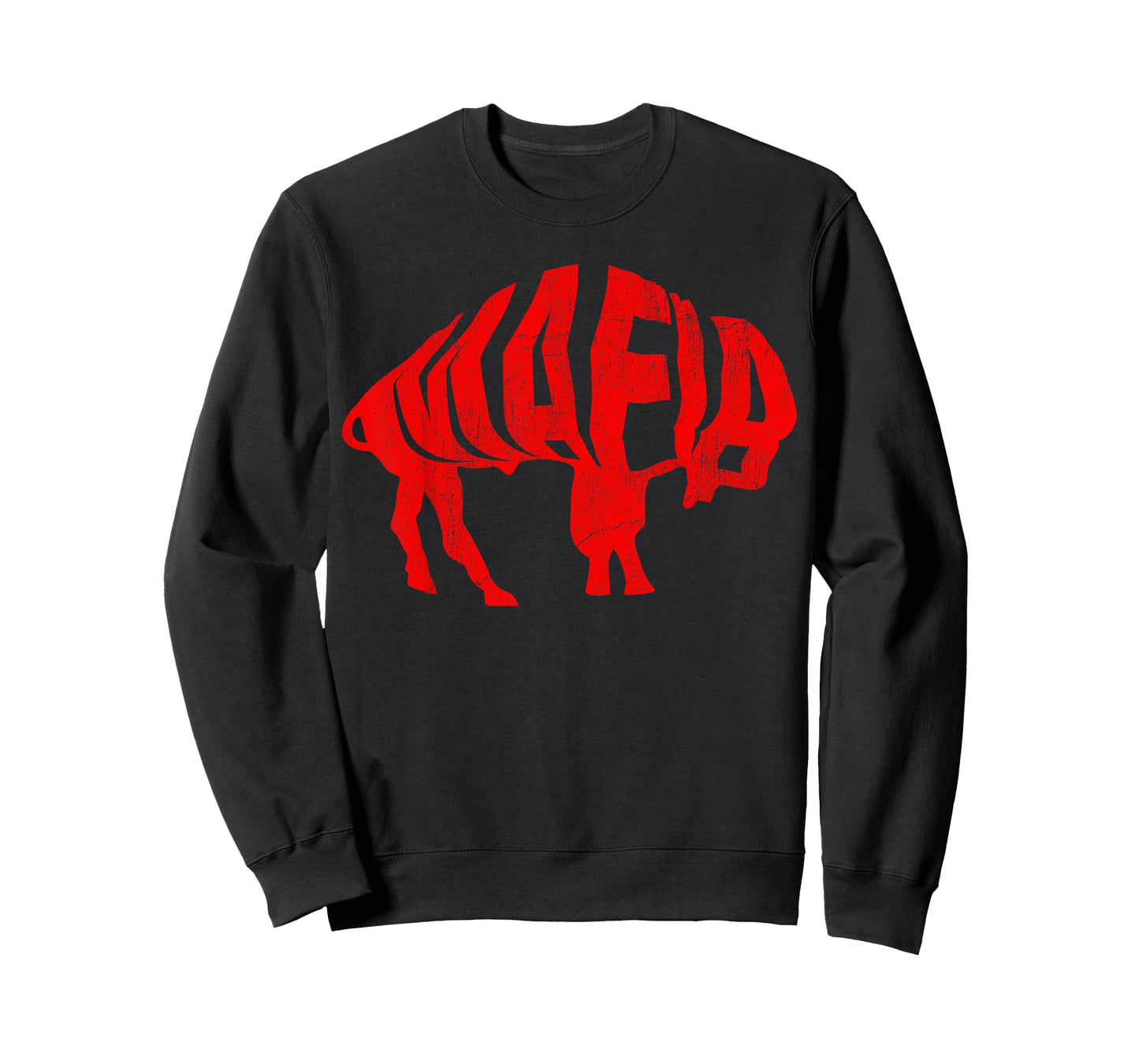 WNY Pride T-Shirt - Faded Red Buffalo T-Shirt