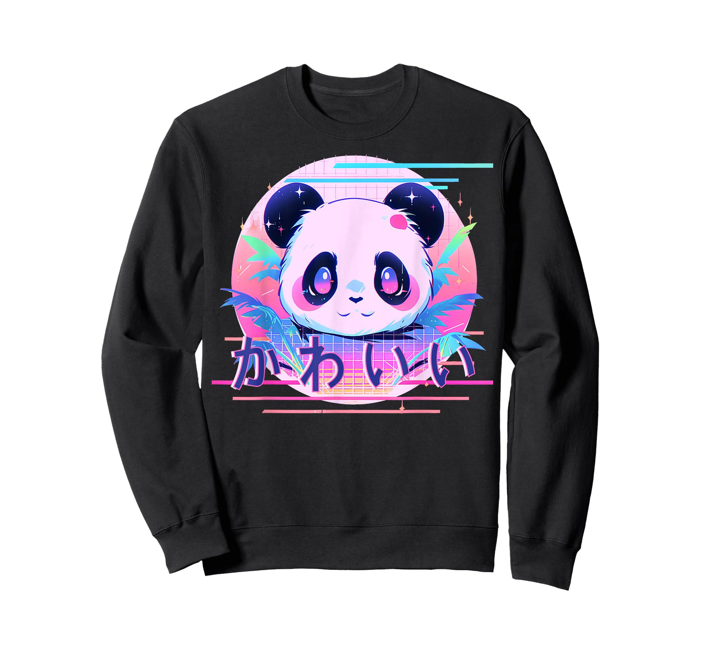 Kawaii Panda 80s Retro Cute Japanese Vaporwave Aesthetic T-Shirt
