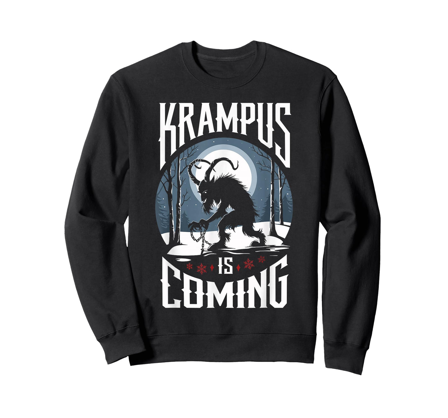 Krampusnacht Christmas Monster Krampus Lover Festive Horror T-Shirt
