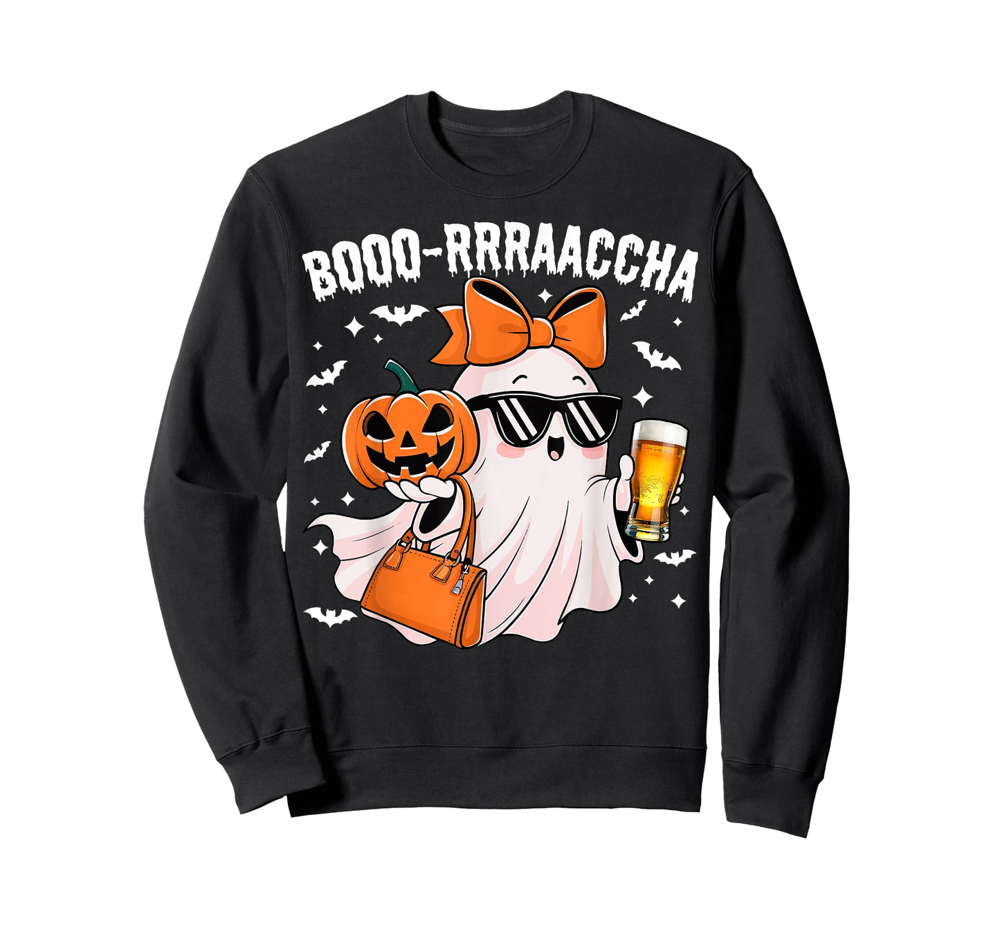 Boo-Racha Halloween Cute Ghost Boo Borracha Funny Men Women T-Shirt