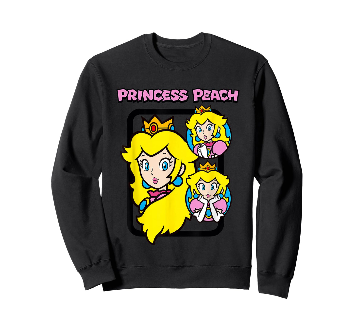 Super Mario Bros Princess Peach Power Up Vintage T-Shirt