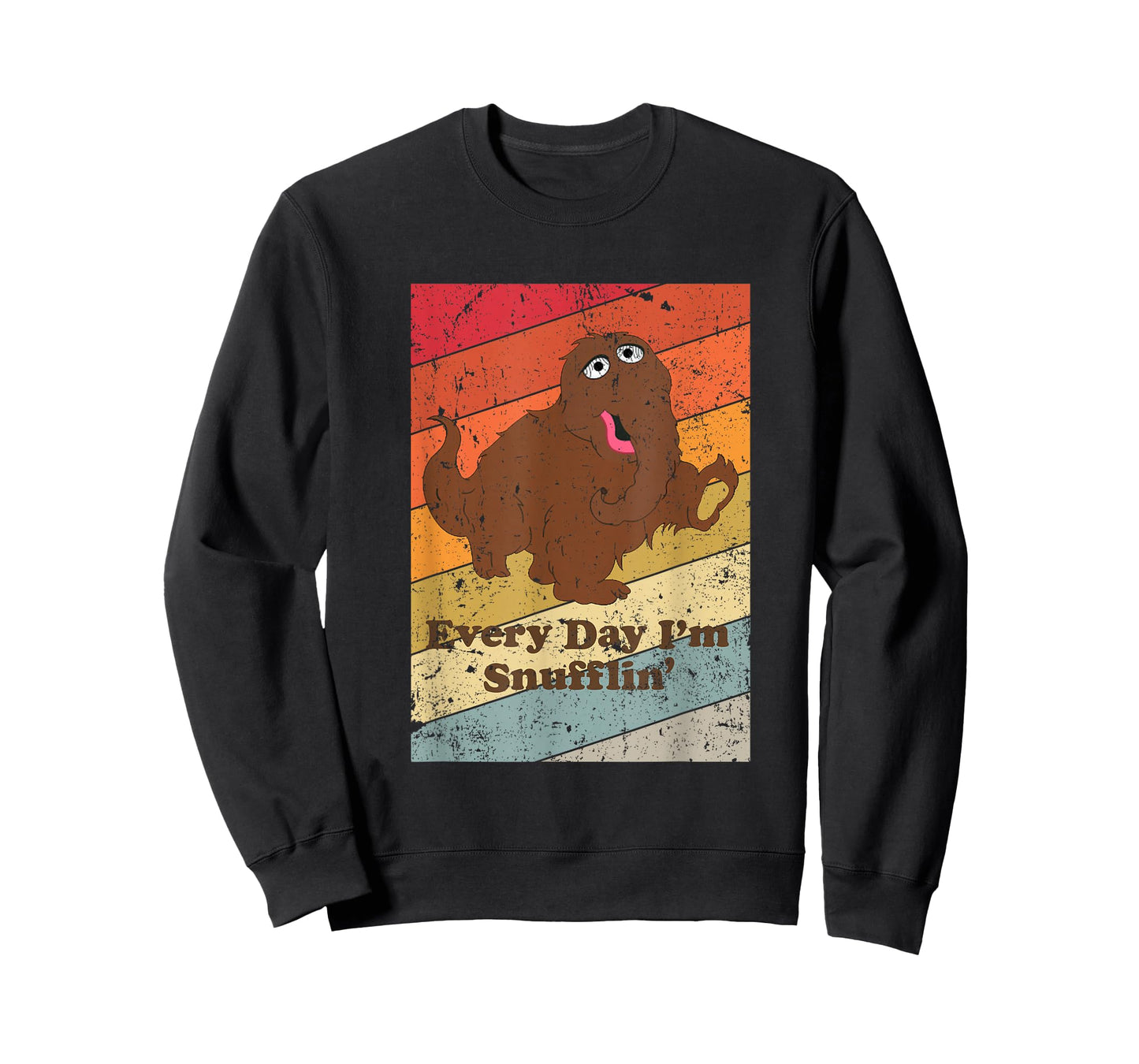 Every Day Im Snufflin Retro Color Design T-Shirt