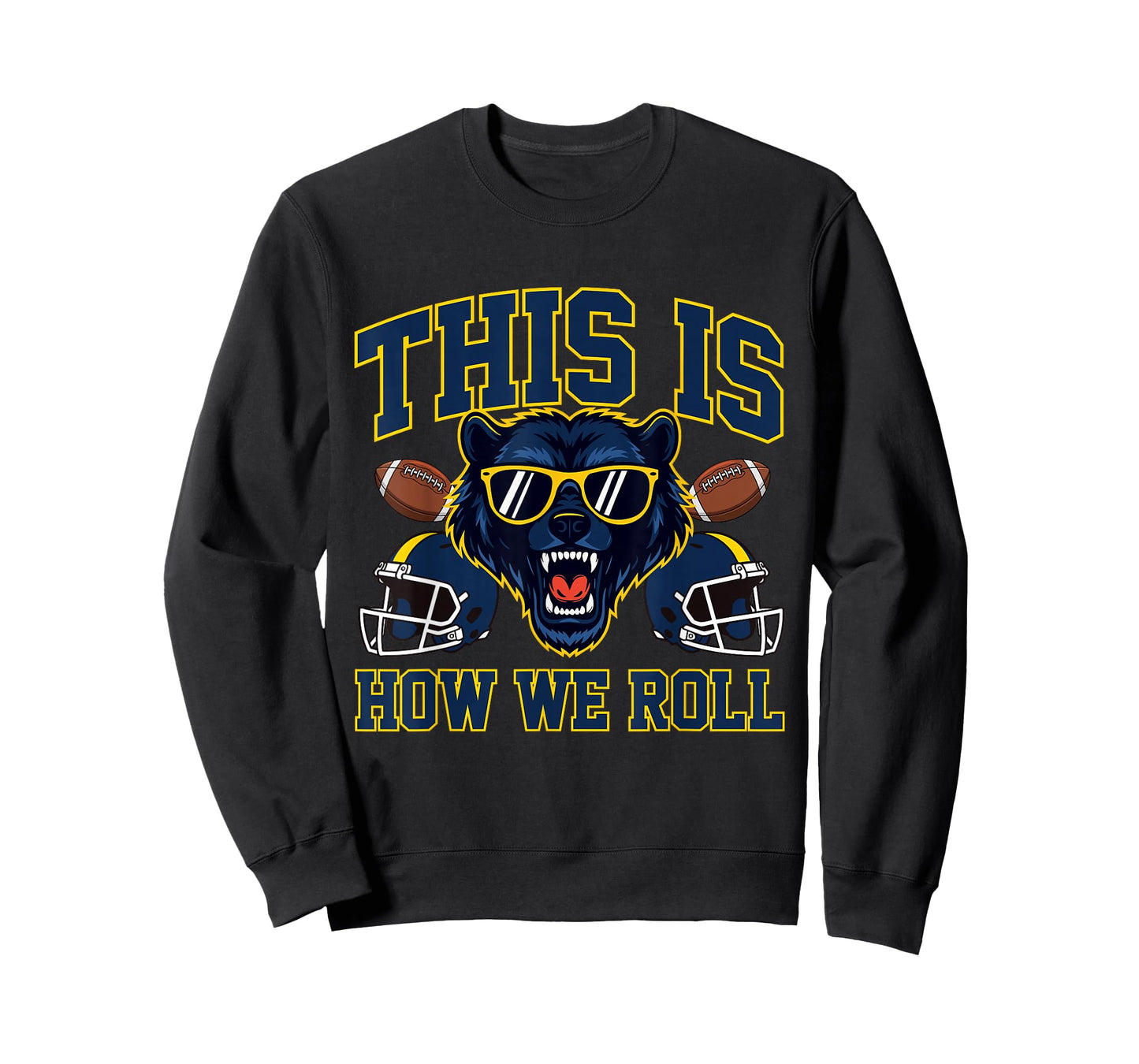 This is How We Roll - Michigan Football Lover Game Day T-Shirt