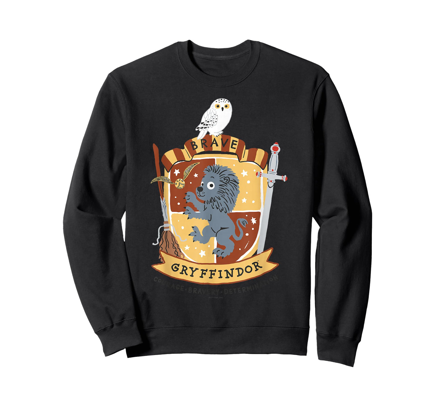 Harry Potter: Deathly Hallows 2 Brave Gryffindor Badge T-Shirt