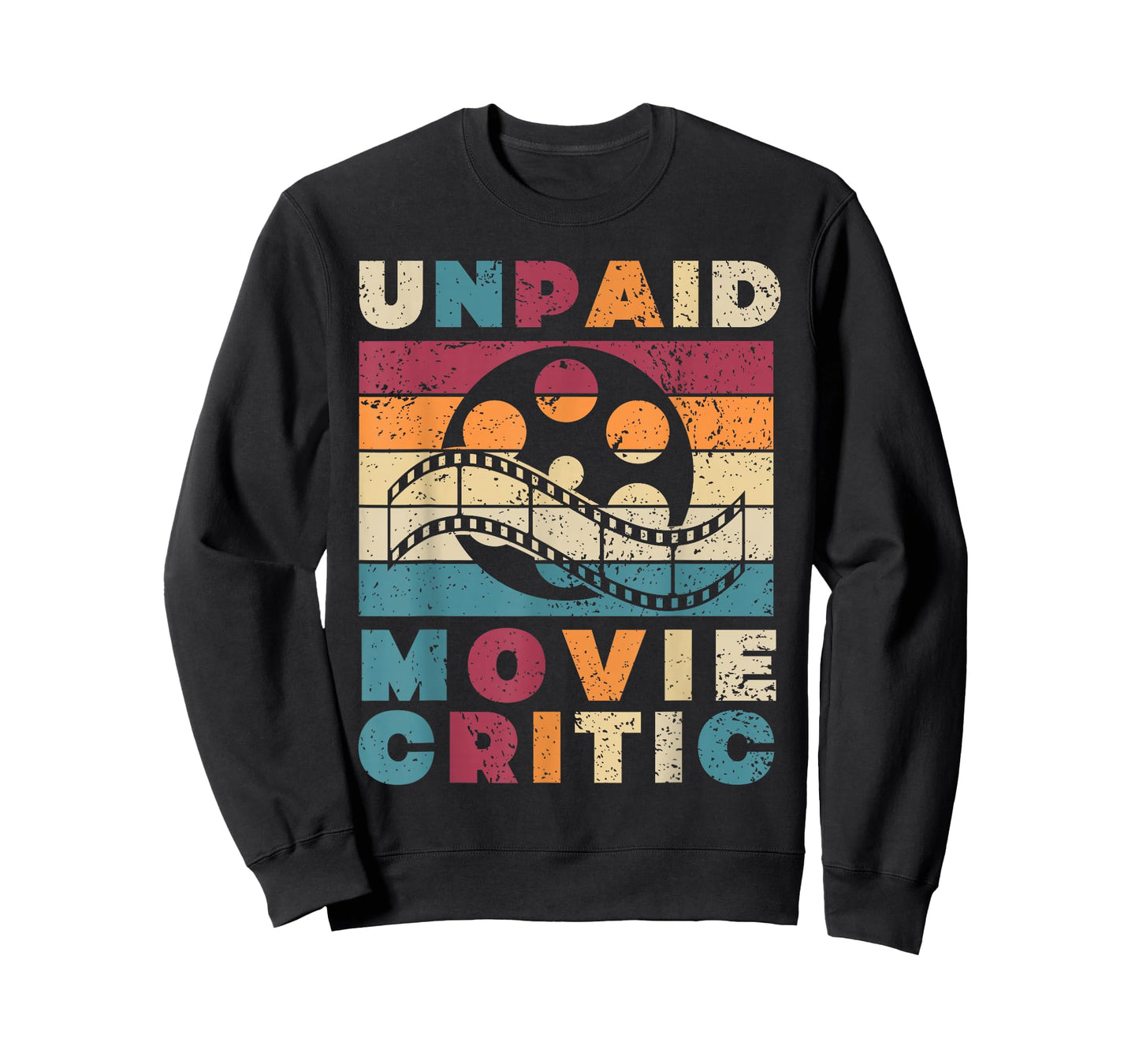 Funny Movie Lover Unpaid Movie Critic Film Cinema Vintage T-Shirt