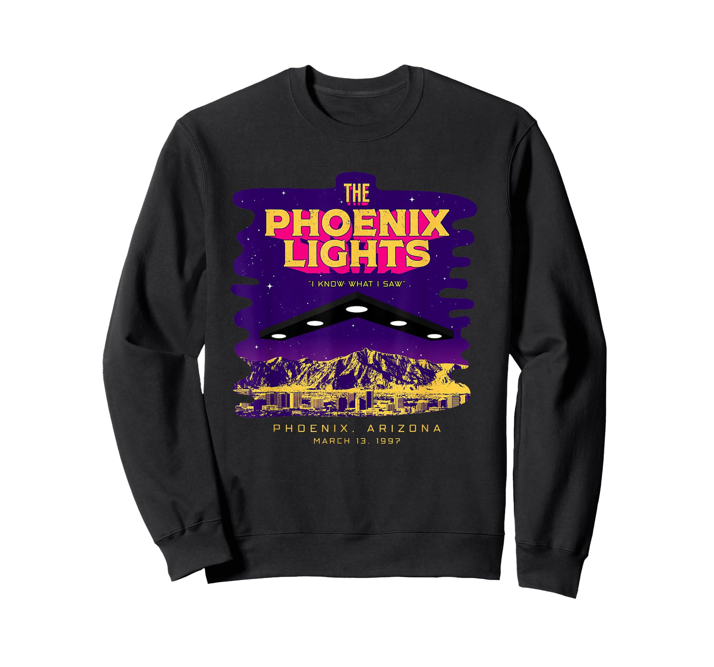 The Phoenix Lights Alien Believer Spaceship UFO Men & Women T-Shirt