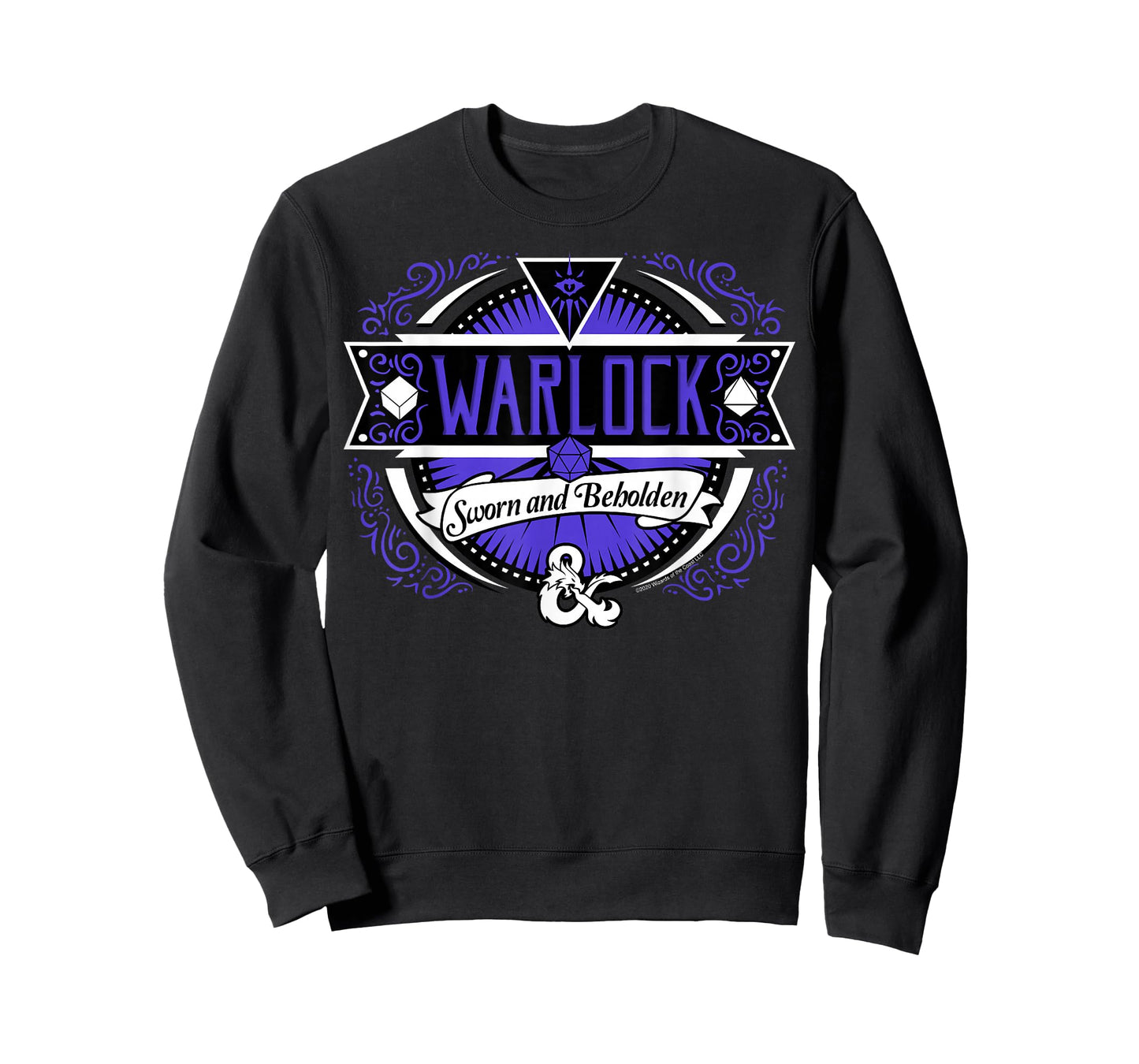 Dungeons & Dragons Warlock Sworn And Beholden Logo T-Shirt