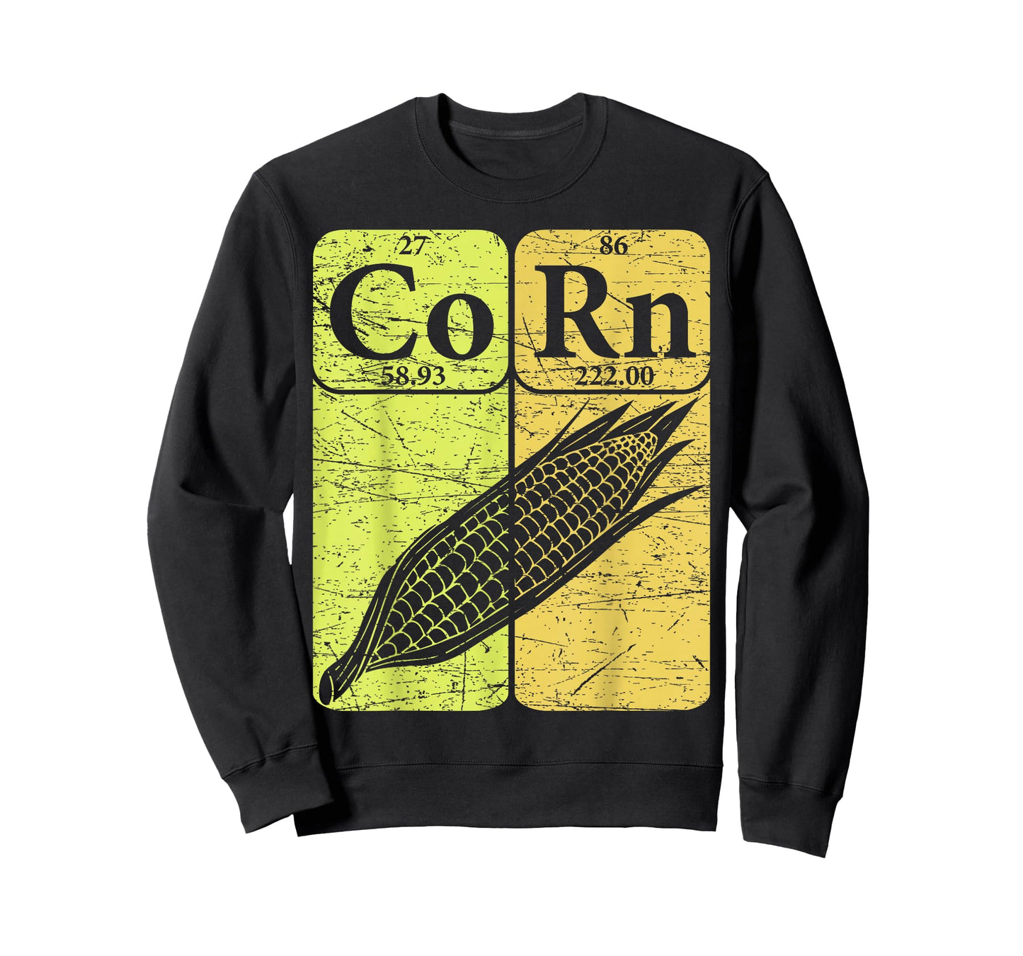 Corn Periodic Table Elements Corn Lover Retro Sweet Corn T-Shirt