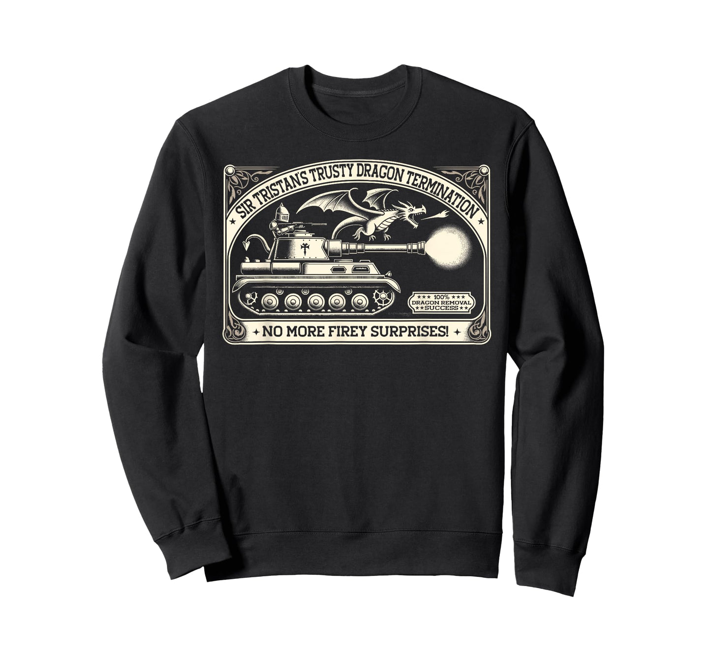 Tristan Pest Control, Funny Ren Faire LARP Dragon Slayer T-Shirt