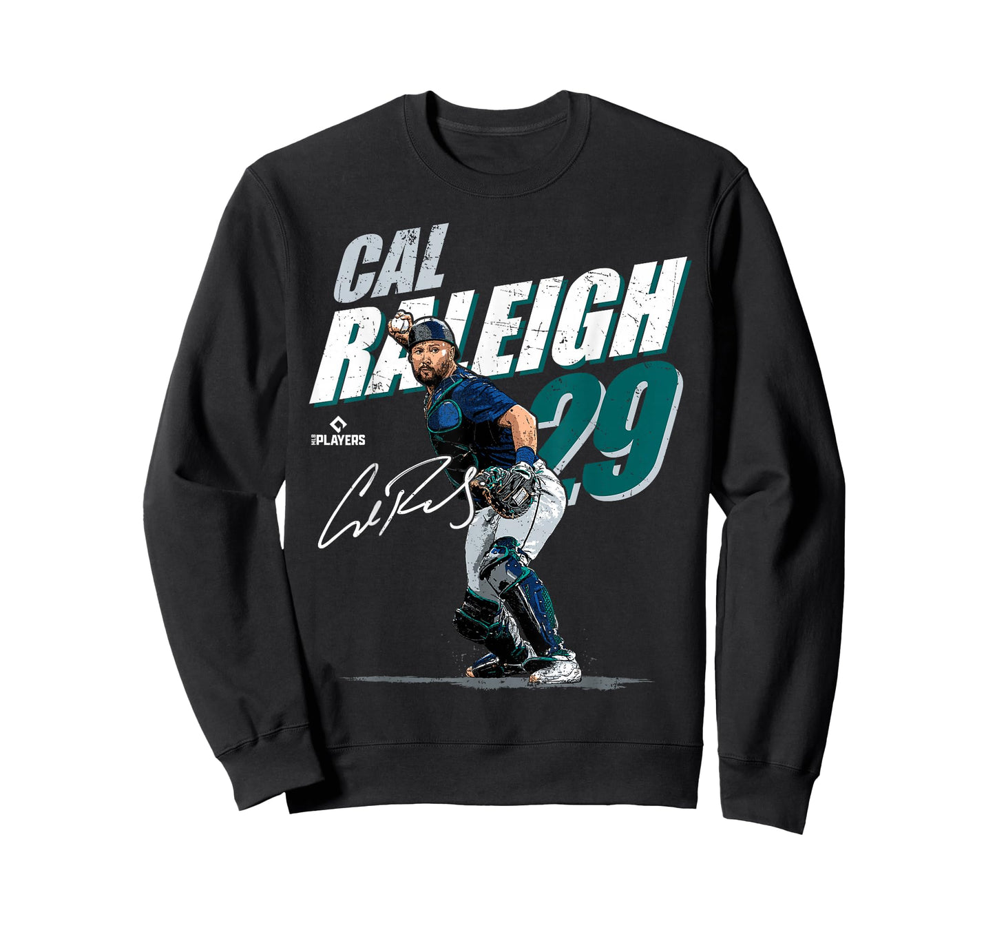 Cal Raleigh | Seattle MLB Baseball Players | MLBCRA204M T-Shirt