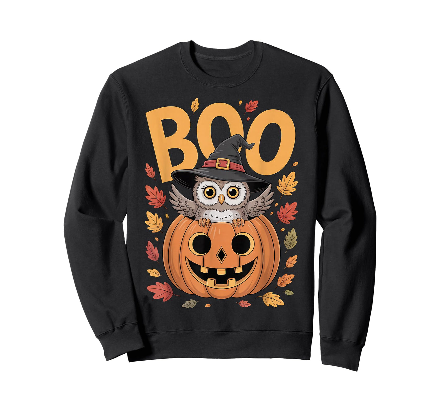 Owl Costume on Pumpkin Halloween Owl T-Shirt