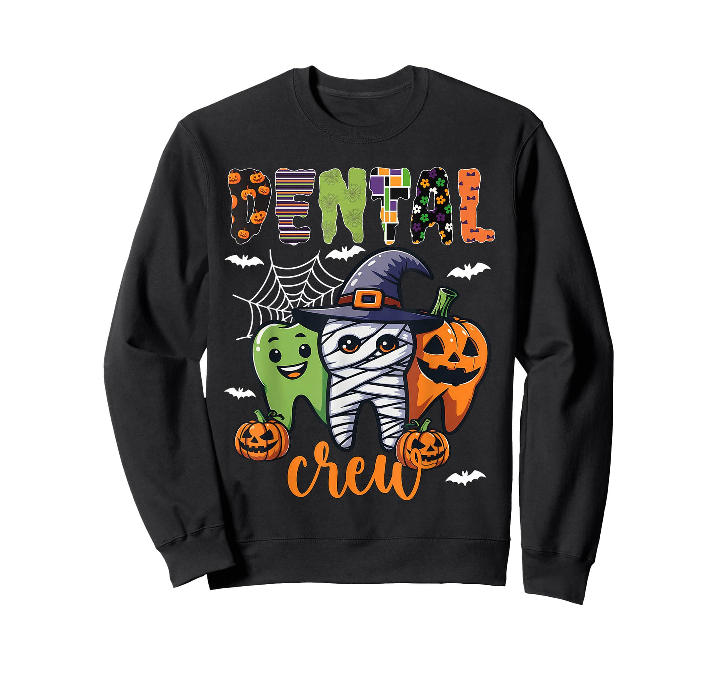 Dental Boo Crew Dentist Funny Ghost Halloween Costume T-Shirt
