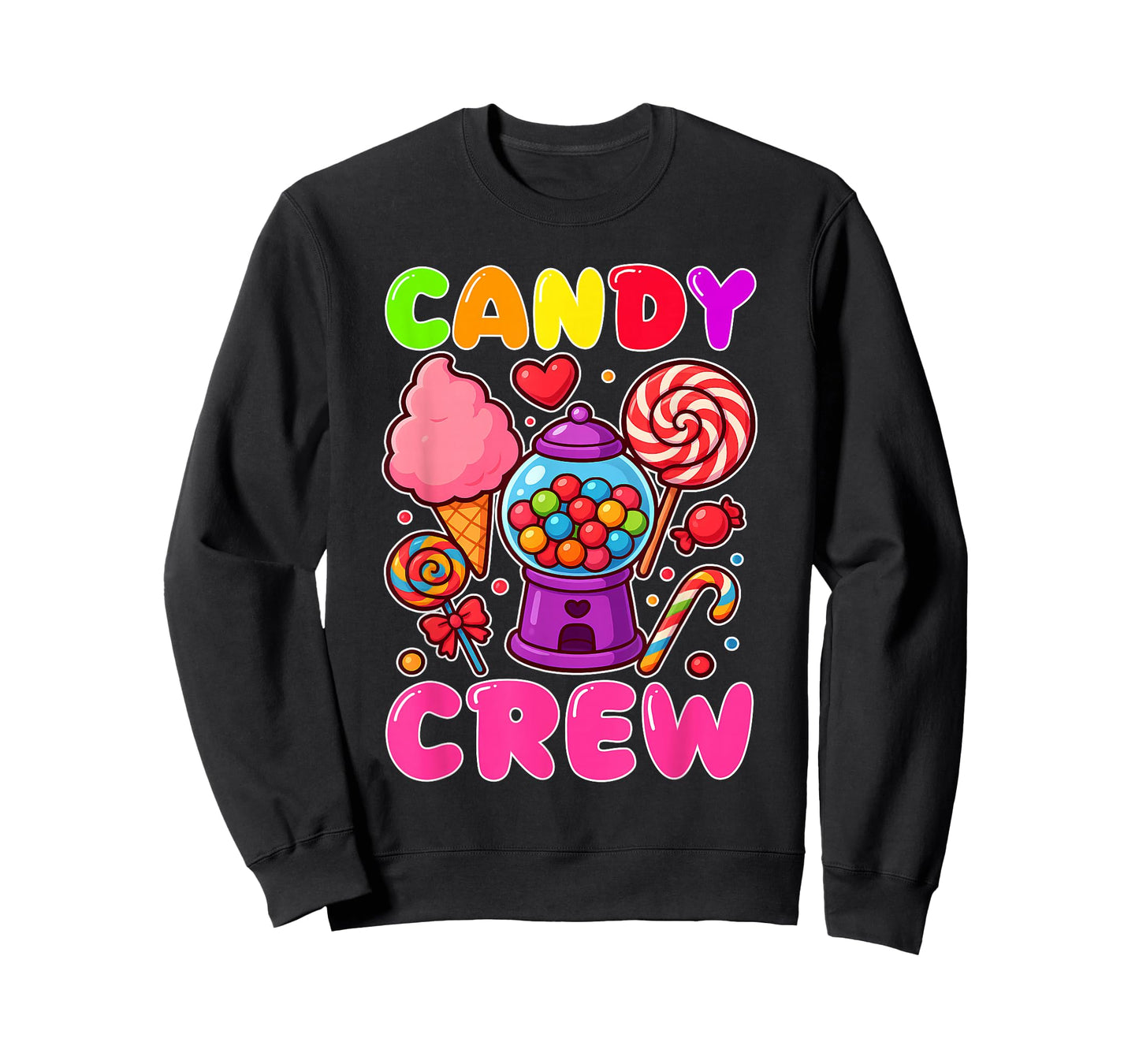 Candy Crew Candy Land Security Sweetie Candy Squad Kid Girls T-Shirt