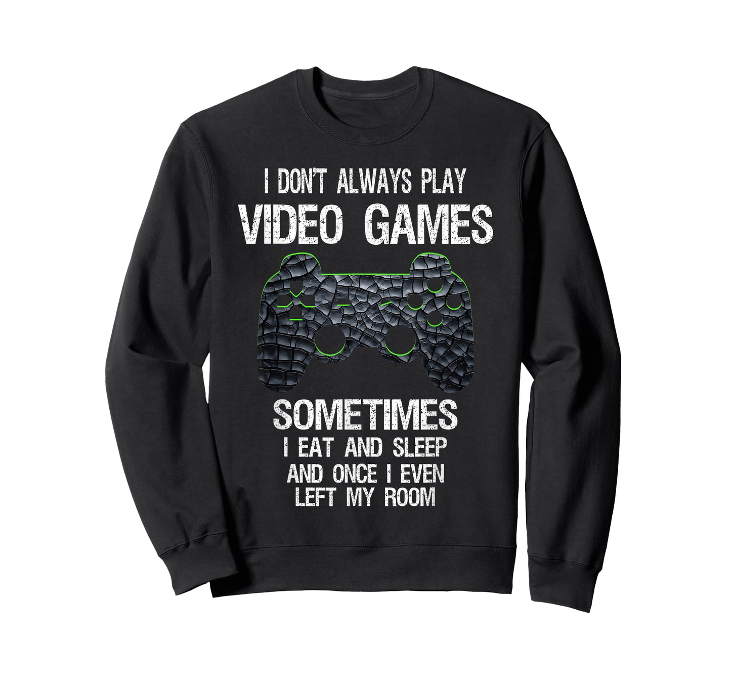 Funny Gamer Video Games Boys Teens T-Shirt - Classic Fit, Black, Cotton Blend