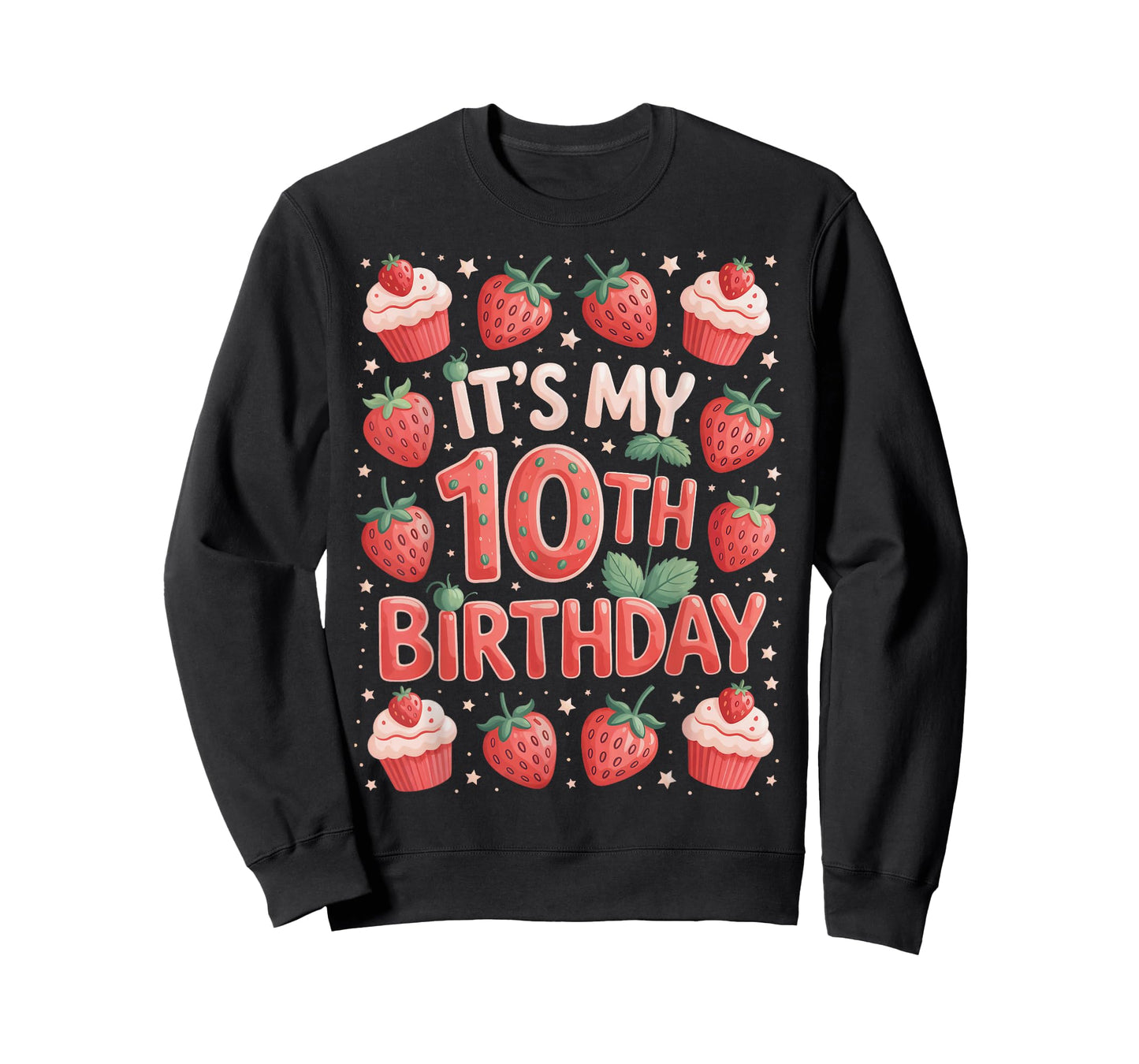 Berry Sweet It's My 10th Birthday Girls Fun T-Shirt