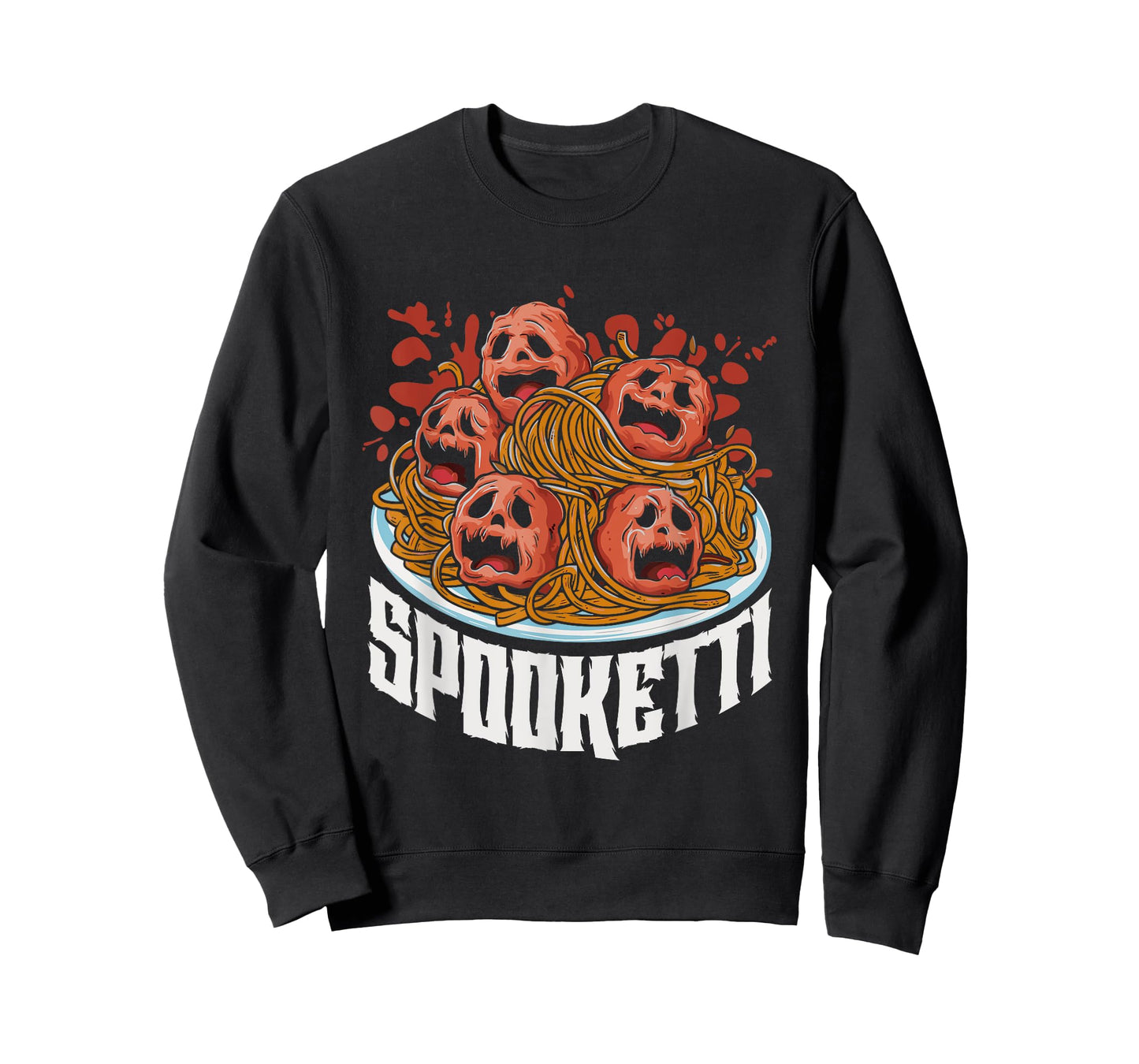 Funny Spooketti Halloween Costume Spaghetti T-Shirt