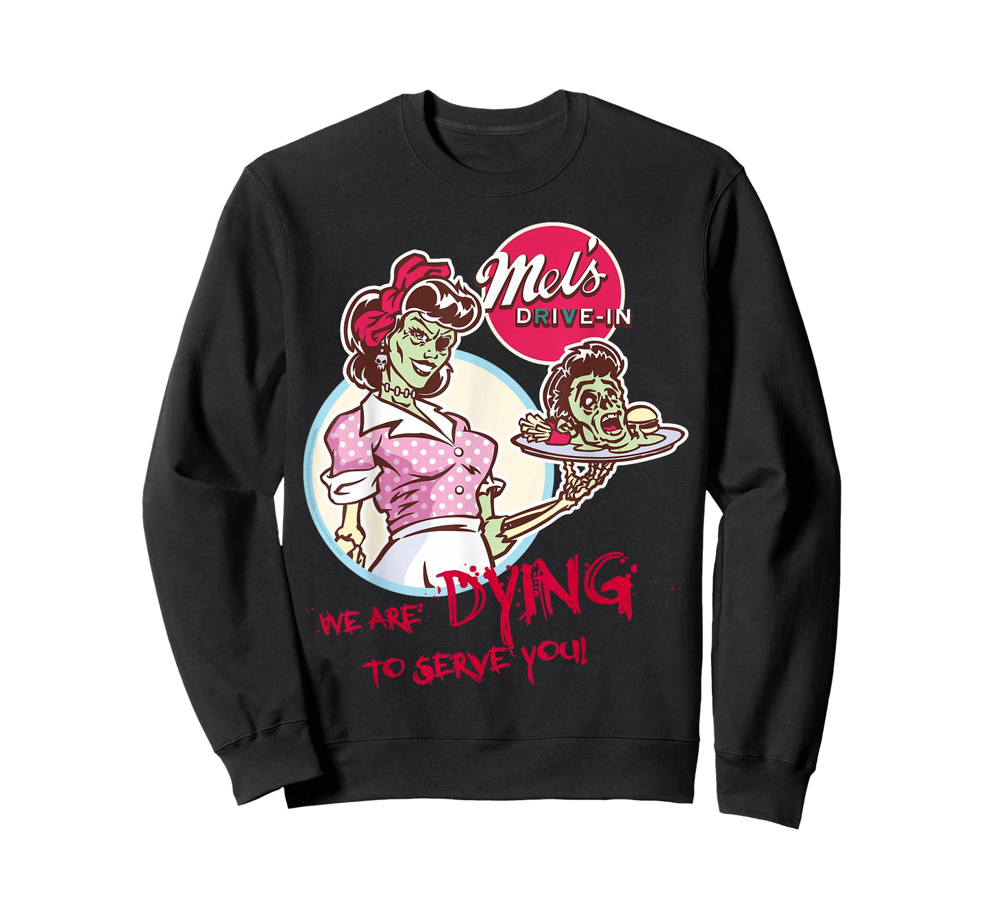 Halloween Horror Nights Mel’s Zombie Diner Front & Back T-Shirt