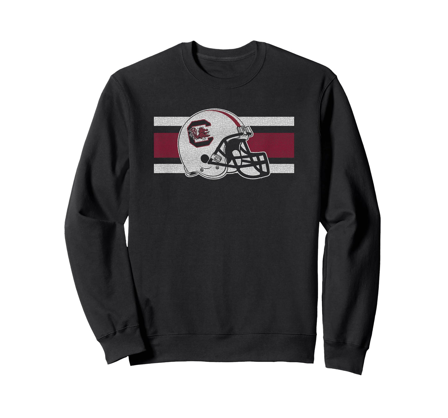 South Carolina Gamecocks Football Retro Helmet Black T-Shirt