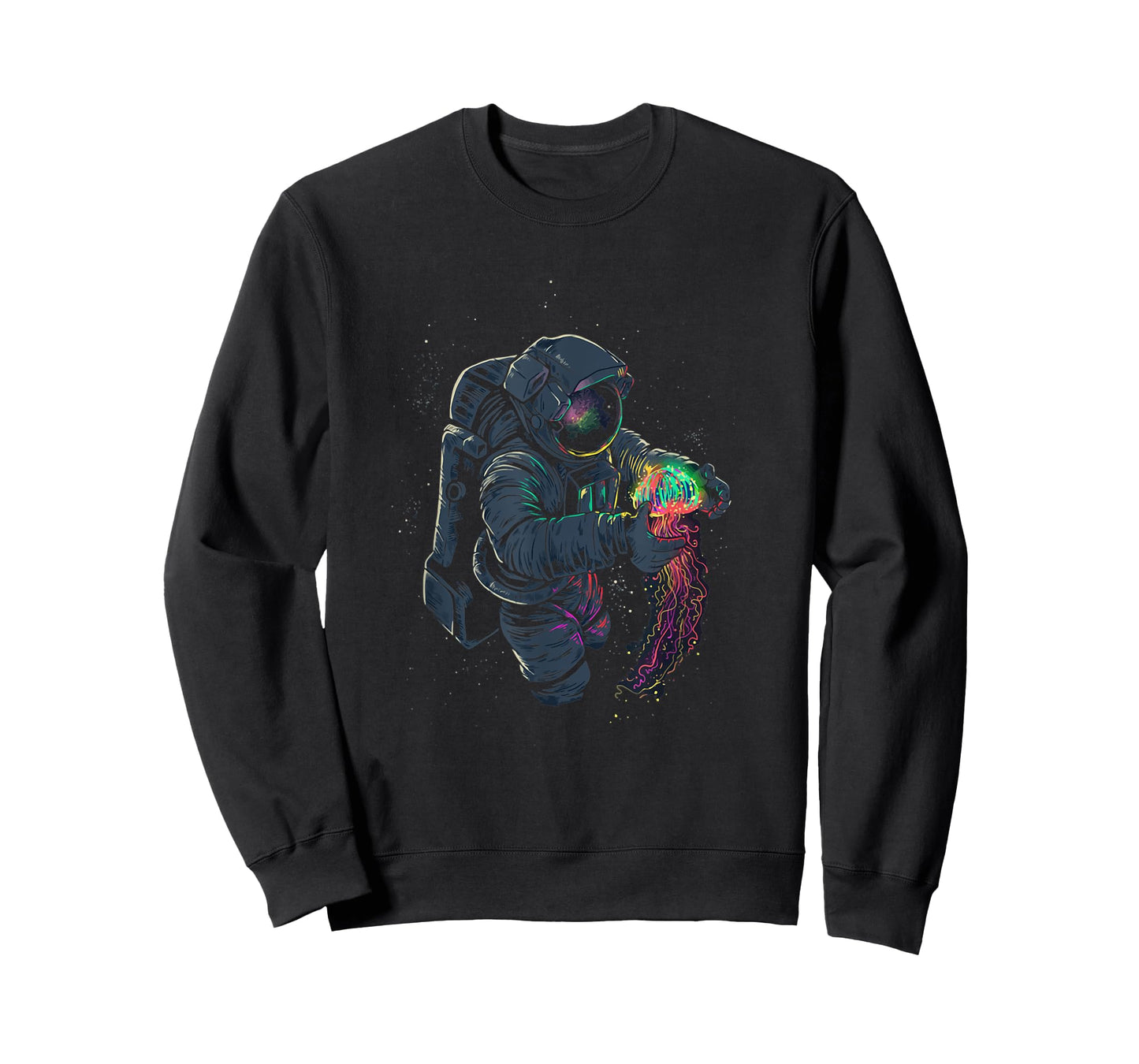 Astronaut jellyfish space universe galaxy moon T-Shirt