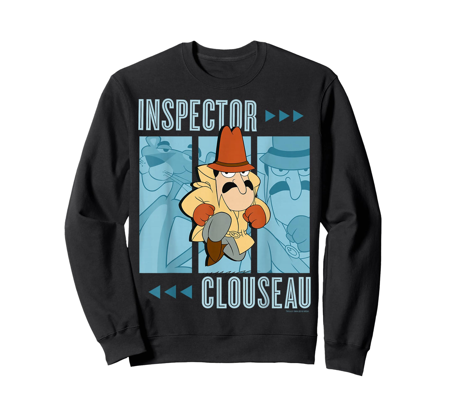Pink Panther Inspector Clouseau Trio Panels T-Shirt