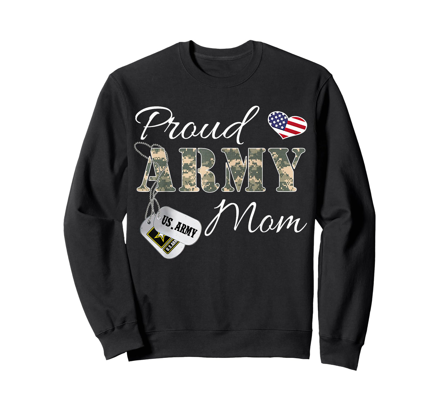 Proud Army Mom Army Graduation Gift Military Mom T-Shirt T-Shirt