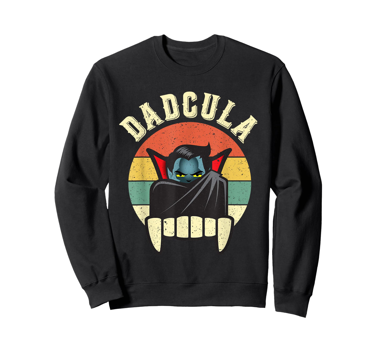 Dadcula Daddy Matching Family Halloween Dad Retro Vintage T-Shirt
